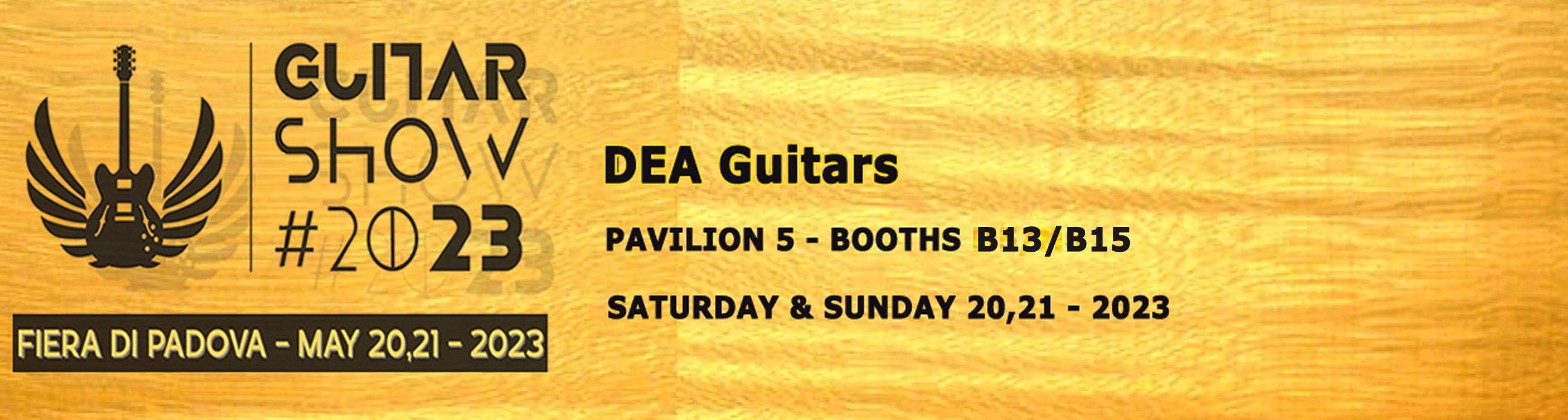 Guitar Show Padova 2023 2 Dea Guitars